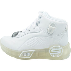 Ghete copii Skechers S-Lights Remix 310100L-WHT