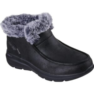 Ghete femei Skechers Glacial Ultra - Cozy Getaway 144221-BBK