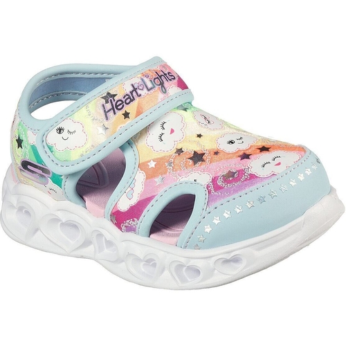 Sandale copii Skechers Heart Lights Sandals 302977N-TQMT