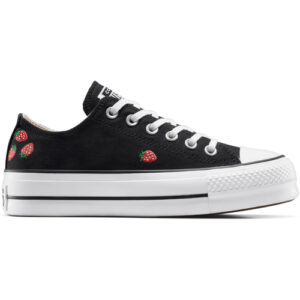Tenisi unisex Converse Chuck Taylor All Star Lift Platform Embroidered Strawberries A14935C